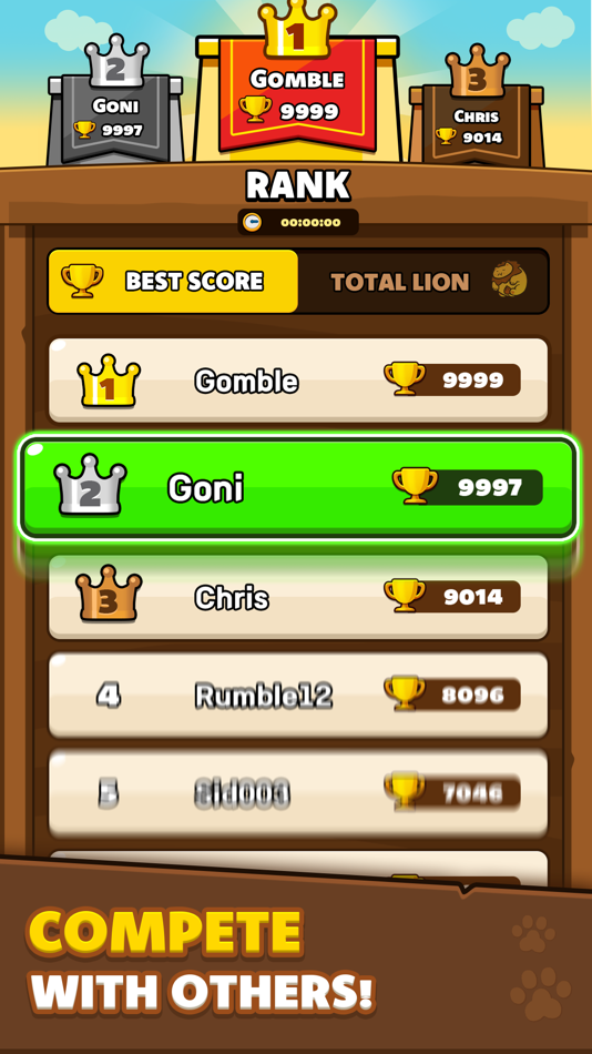 #3. Merge Lion (iOS) 由: GOMBLE GAMES PTE. LTD.