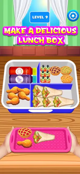 Game screenshot Fill Lunch Box: Organizer Game mod apk