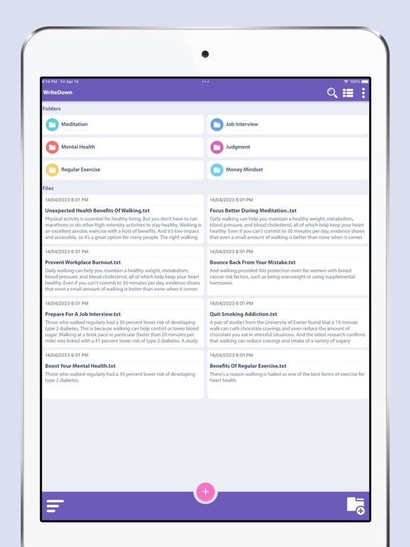 WriteDown: Write Books, Novels