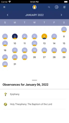 Game screenshot InterFaith Calendar apk