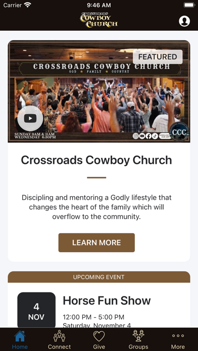 Crossroads Cowboy Church Screenshot