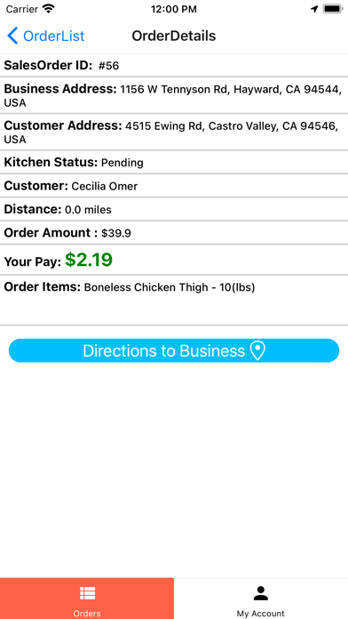 HalalDeliveries-Driver Screenshot