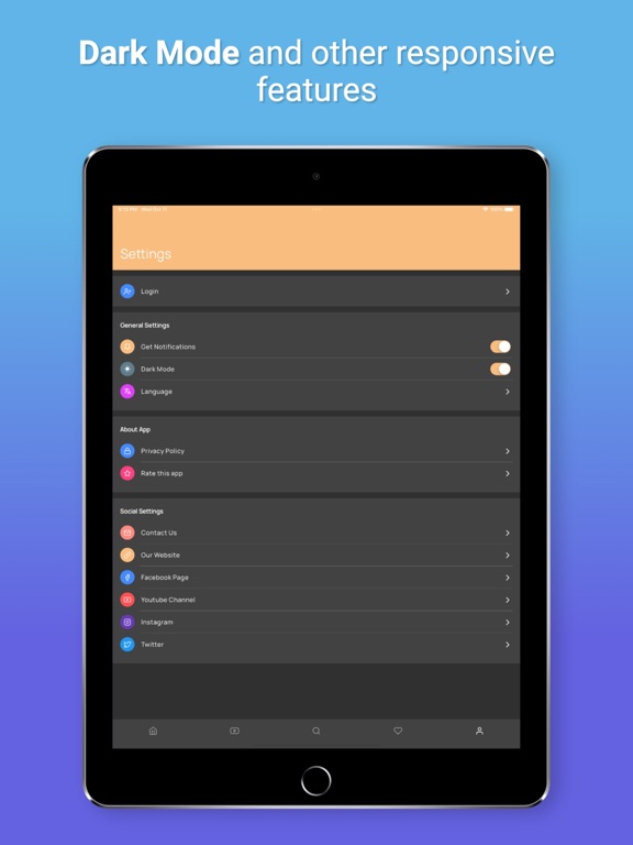 The Crux iPad screenshot 5 - News app