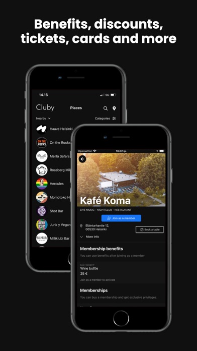 Cluby: Membership card Screenshot 2 - AppWisp.com