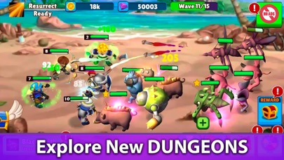 IDLE Warrior Tales AFK Battle Screenshot