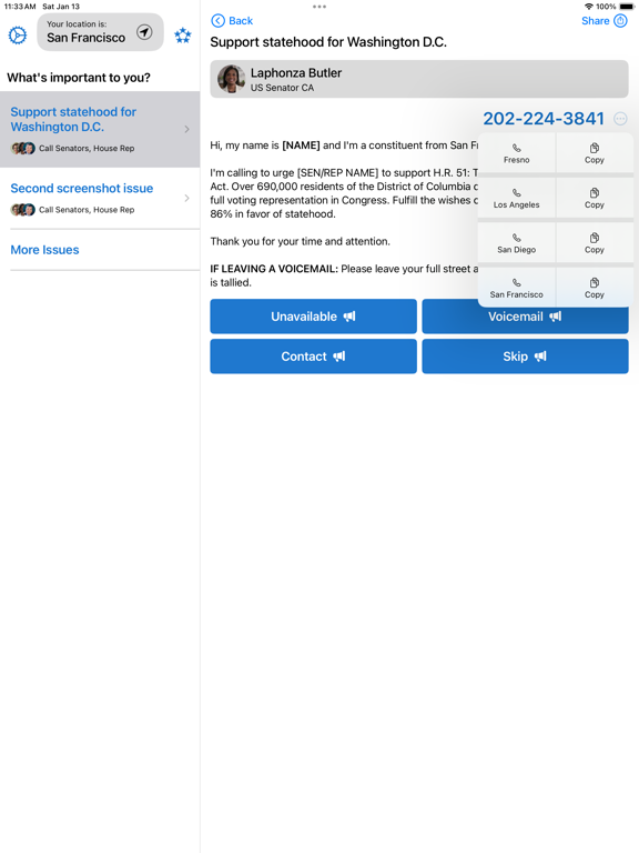 Screenshot #6 pour 5 Calls: Contact Your Congress
