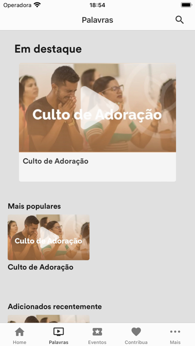 Igreja Evangélica Missionária Screenshot