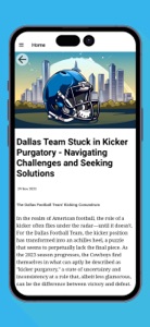 Dallas Football App screenshot #3 for iPhone