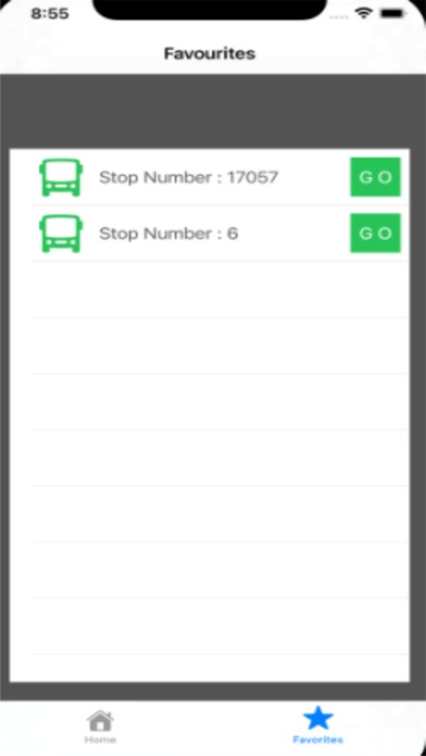 MyChicago Bus Tracker Screenshot