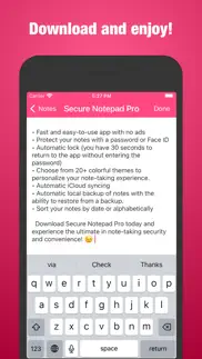 secure notepad pro iphone screenshot 4