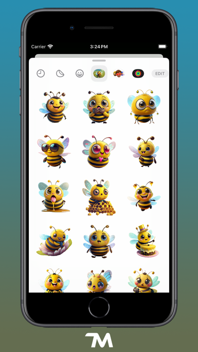 Screenshot #2 pour Honey Bee Stickers