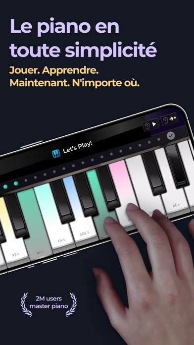 Screenshot #1 pour Piano Jeu de Musique & Clavier