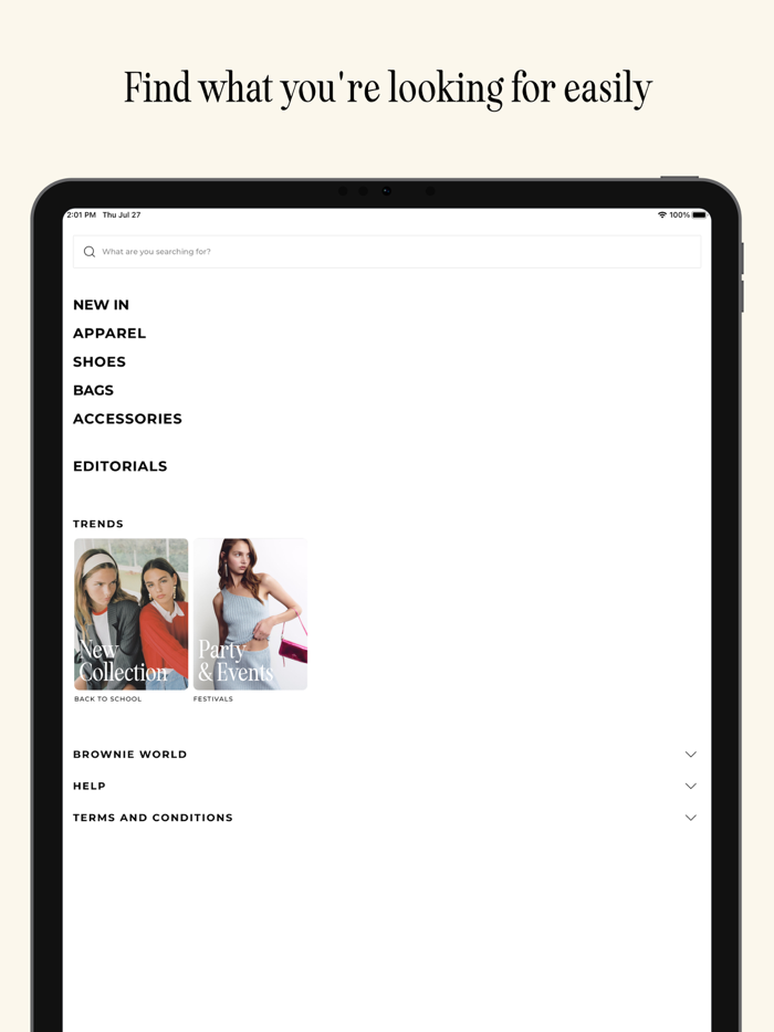 BROWNIE Spain – Online fashion