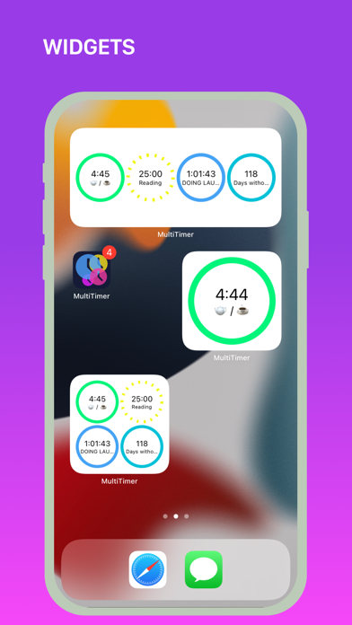 MultiTimer: Multiple timers Screenshot