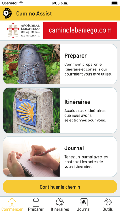 Screenshot #1 pour Camino Assist pèlerin Santiago