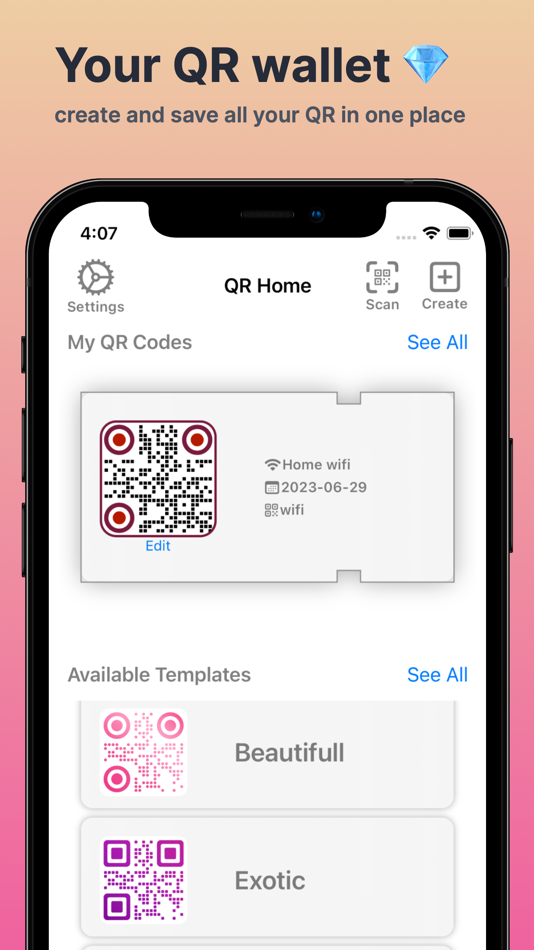 #1. QR Code Maker - Scanner (iOS) 由: Mohammed Shokry