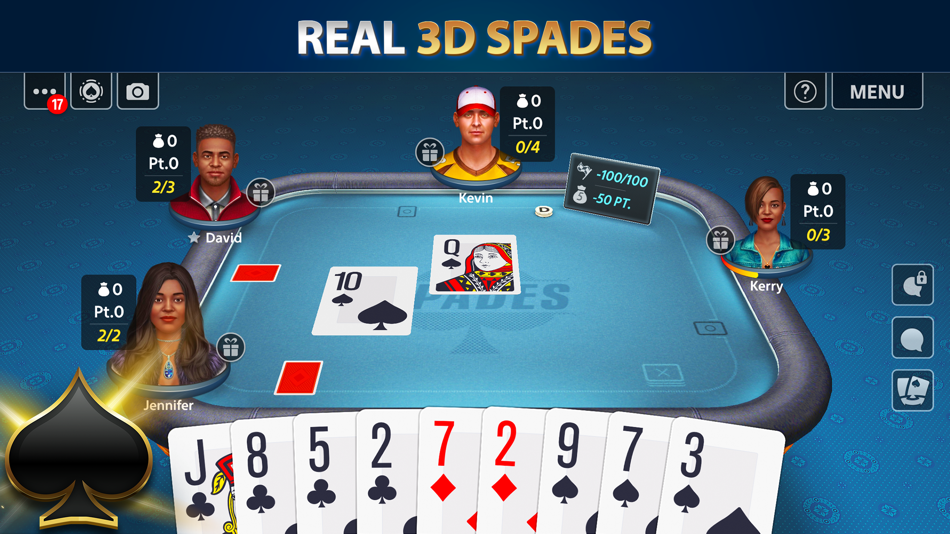 Spades by Pokerist - 62.10.0 - (iOS)