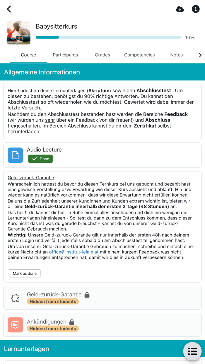 Lernplattform lelale