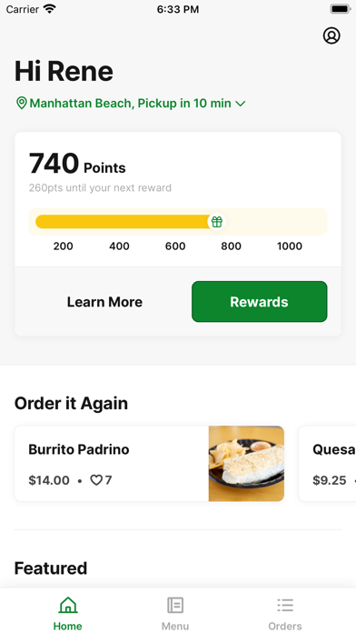 Pachanga Mexican Grill - CA Screenshot