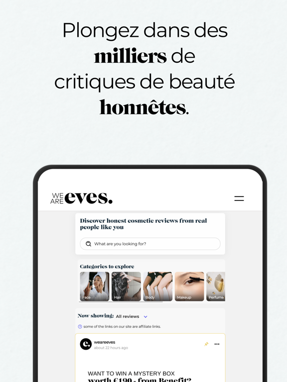 Screenshot #4 pour We Are Eves - Beauty Reviews