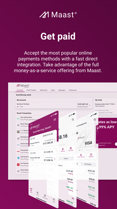 Maast: Business Banking Screenshot