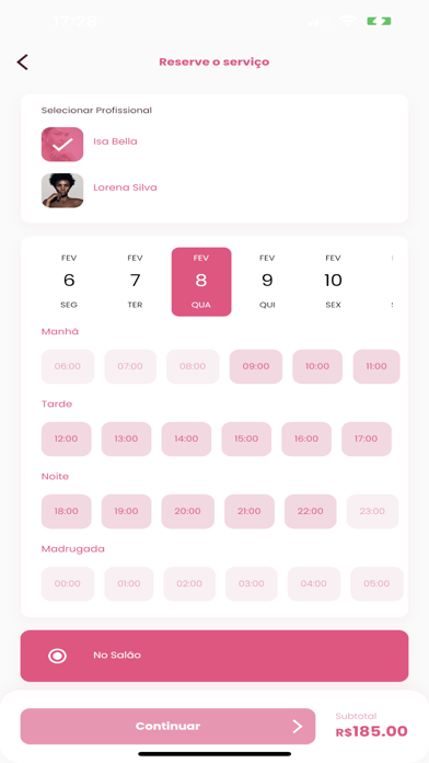 Bellatu: Aplicativo de Salão Screenshot
