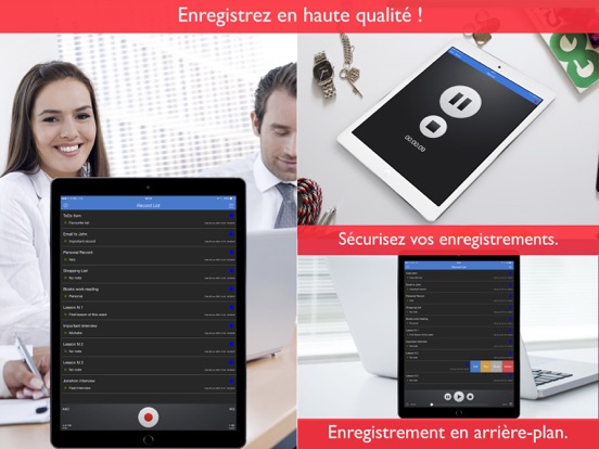 Screenshot #4 pour Enregistreur vocal privé Pro