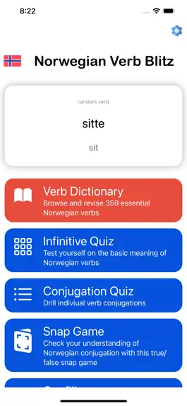 Game screenshot Norwegian Verb Blitz mod apk