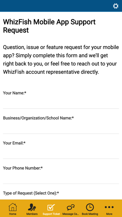 WhizFish Mobile App Manager Screenshot
