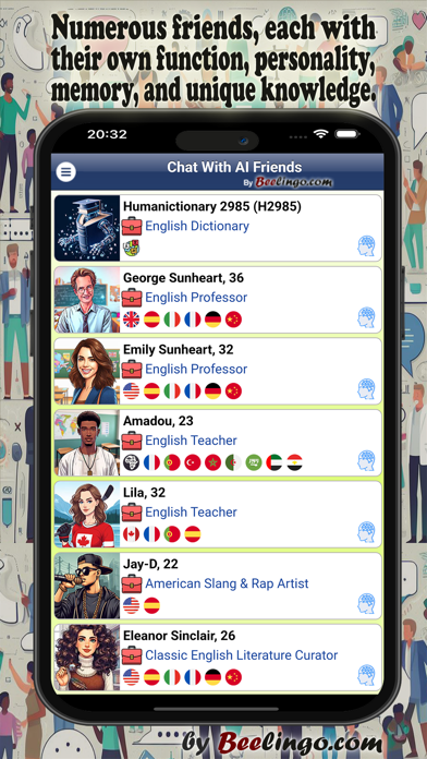 Beelingo: Chat With AI Friendsのおすすめ画像3