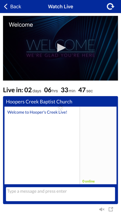 Hoopers Creek Baptist Church Screenshot