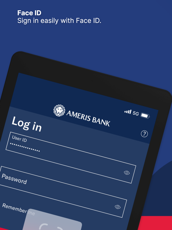 Ameris Mobile iPad screenshot 2 - Finance app