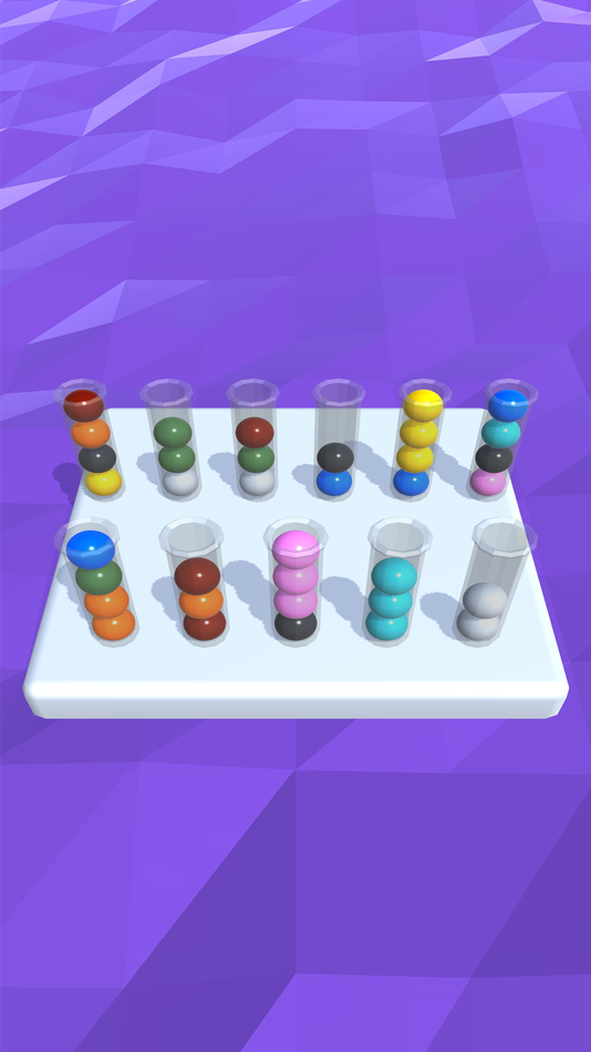 #4. Ball Sort 3D - Color Puzzle (iOS) Podle: Duong Pham