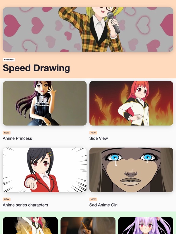 How to Draw Anime Girls Guide iPad screenshot 10 - Lifestyle app