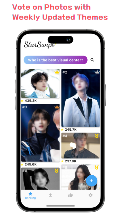 StarSwipe: Snap&Swipe Photo Screenshot