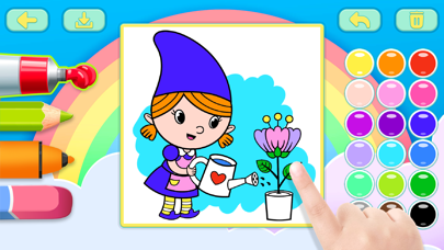 Coloring book Kids Art game Screenshot