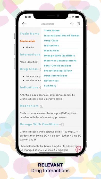 Screenshot #3 pour Drugs Pregnant Lactating Women