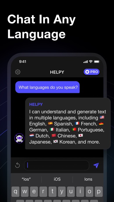 HELPY: AI ChatBot Assistant Screenshot