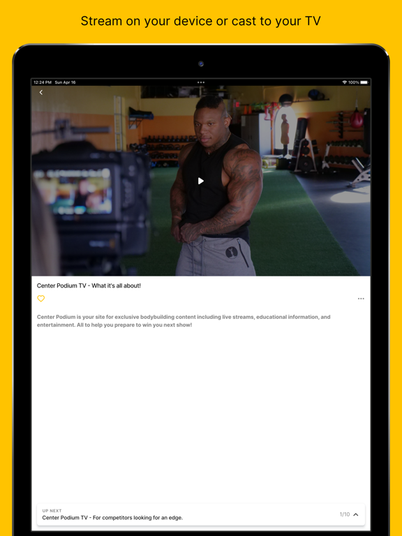 Screenshot #6 pour Center Podium TV