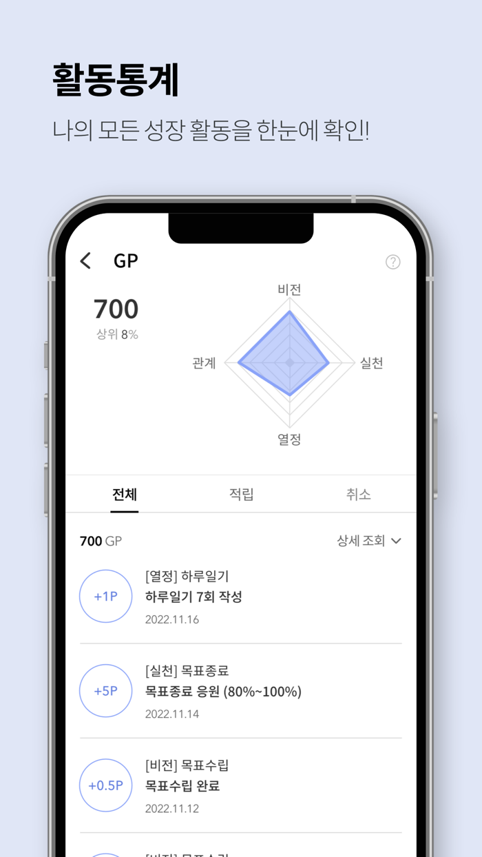 그로우  모두의 성장관리 앱