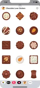 Chocolate Lover Stickers screenshot #4 for iPhone