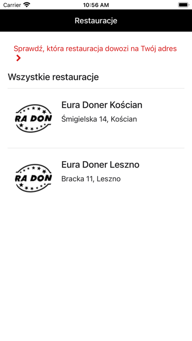 Eura Doner Leszno Screenshot
