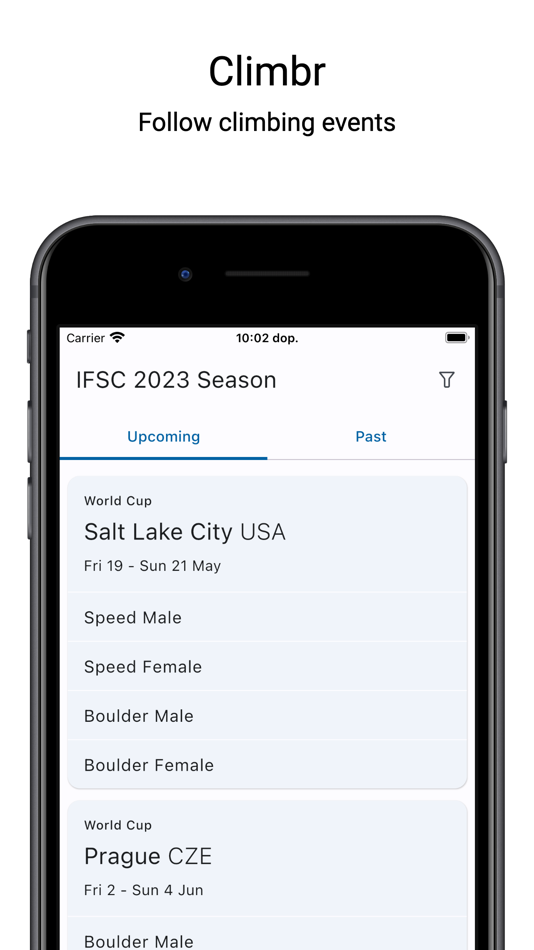 Climbr for IFSC - 3.3.0 - (iOS)