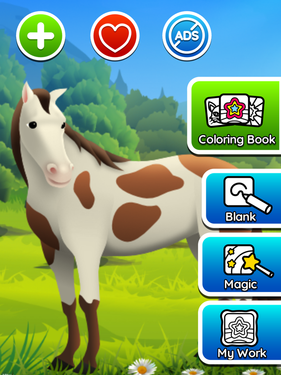 Screenshot #4 pour Pages à colorier des chevaux