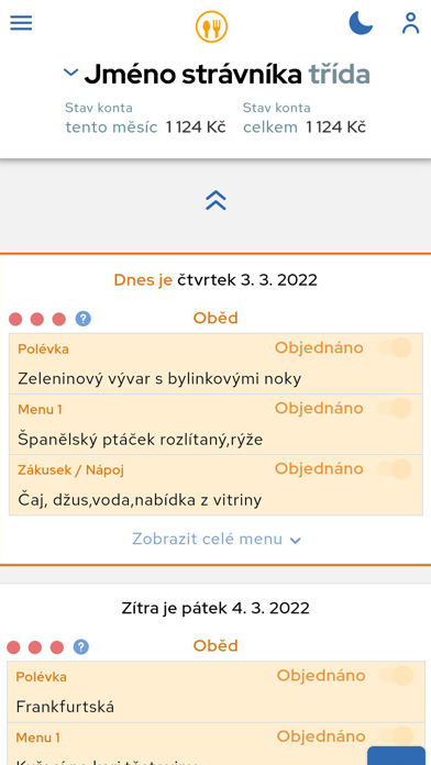 e-Jídelníček Screenshot