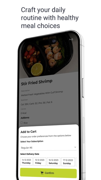 Fit Food Factory app Screenshot