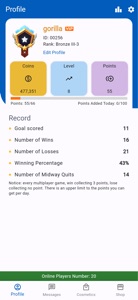 Gorilla Soccer Manager screenshot #1 for iPhone