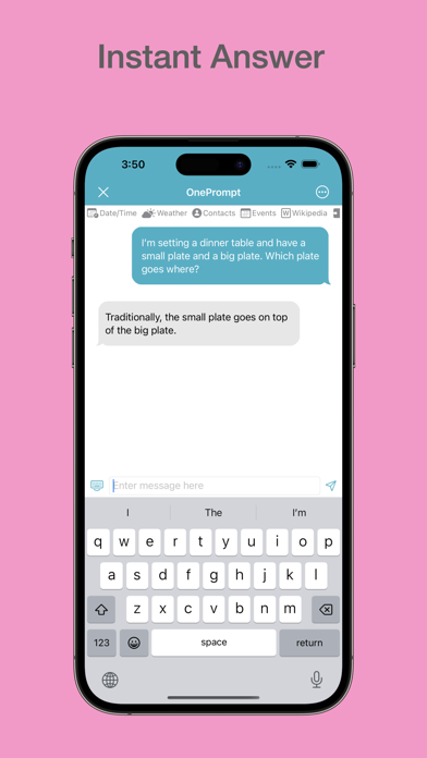 OnePrompt - Chat Assistant Screenshot