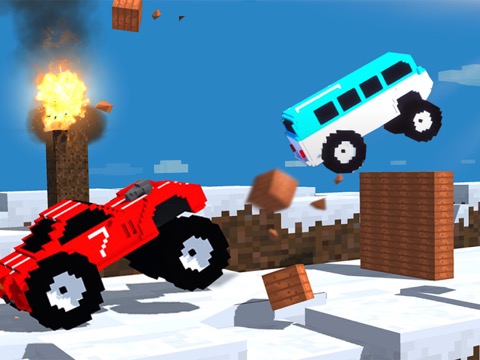 2 Player Blocky Road Racingのおすすめ画像3