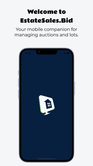 EstateSales.Bid Admin Screenshot